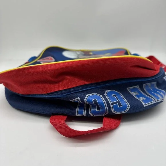 Super Mario 17" Backpack With Laptop Sleeve Book Bag Nintendo Zippered School - Picture 6 of 11